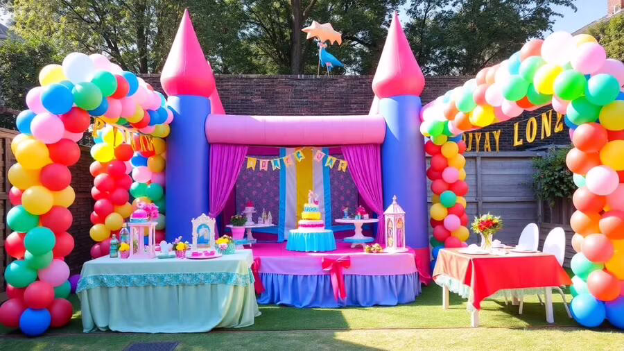 Mesa de Dulces e Inflable para Cumpleaños en CDMX: La Combinación que Todos Recuerdan