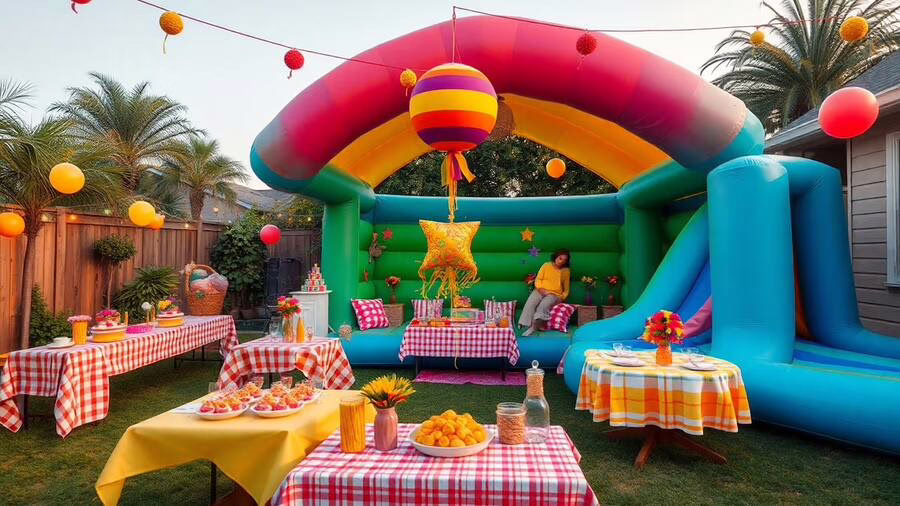 Cómo Decorar una Fiesta Infantil Alrededor del Inflable — foto 4