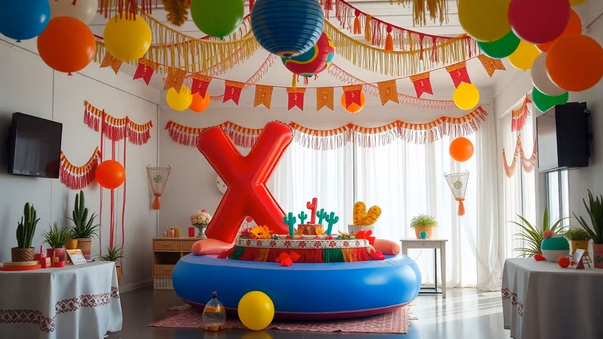 Ideas de Decoración con Inflable para XV Años en CDMX — foto 3