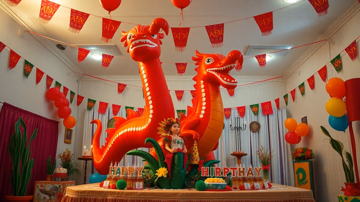 Renta el Inflable Dragones Rojos en CDMX — foto 3
