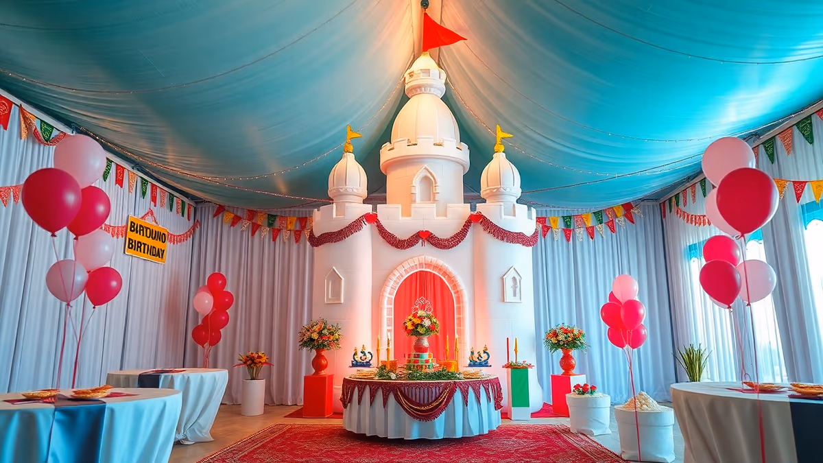 Renta el Castillo Blanco Inflable para Bodas en CDMX — foto 3