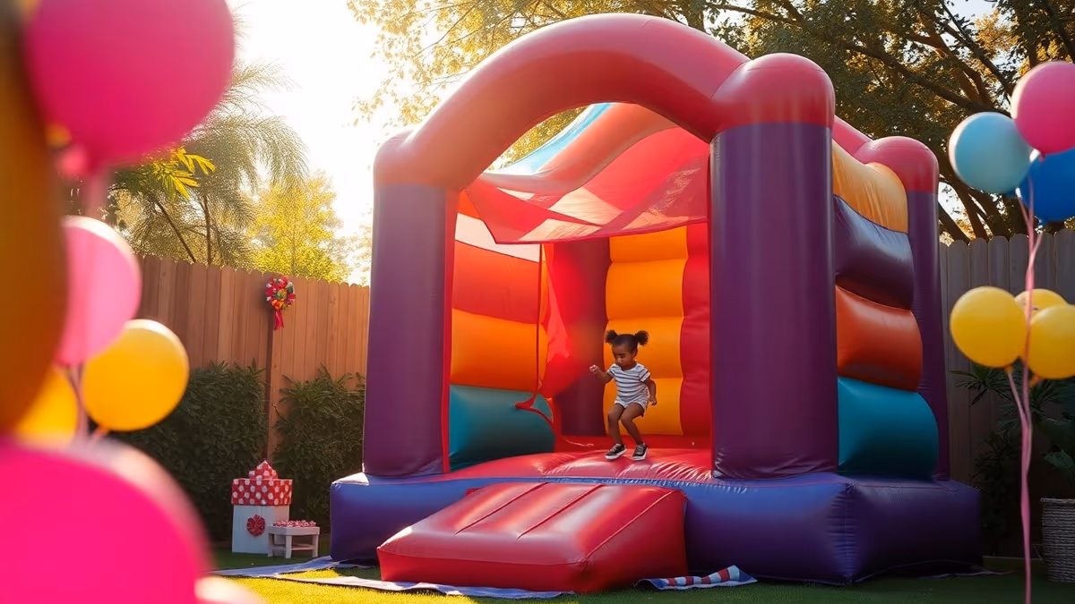 Renta Inflable Gusanitos Tropical en CDMX