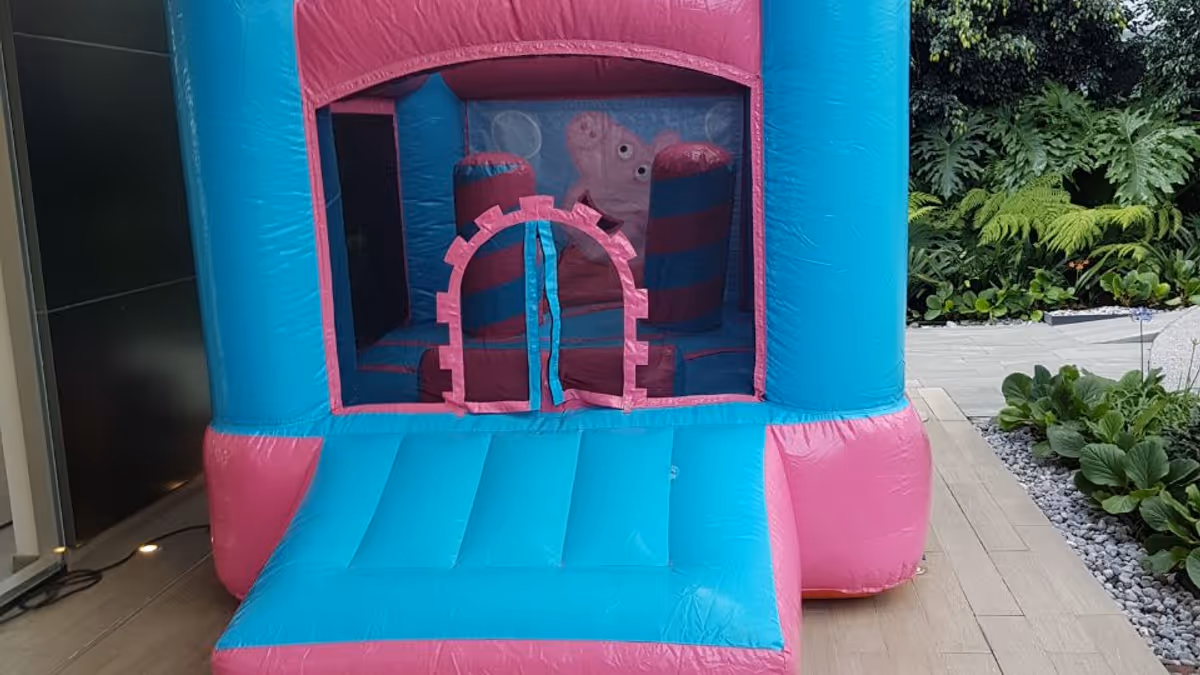 Castillo de Princesas en fiesta infantil temática