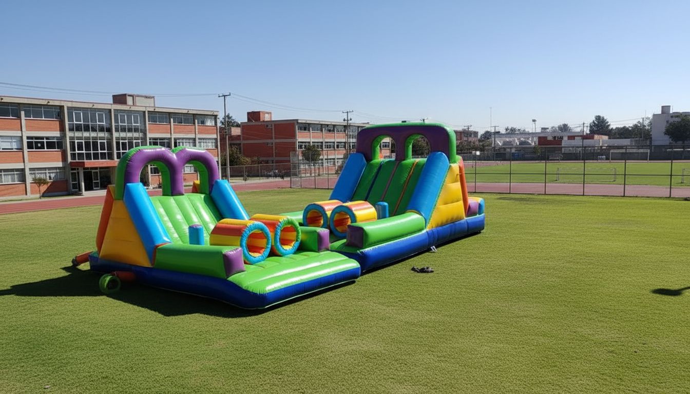 Seguridad en inflables para fiestas infantiles CDMX