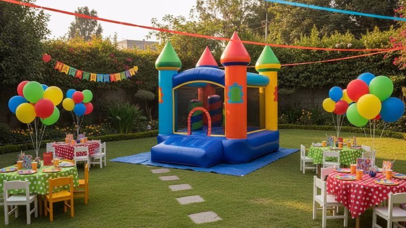 Inflable Mini Castillo renta a domicilio CDMX