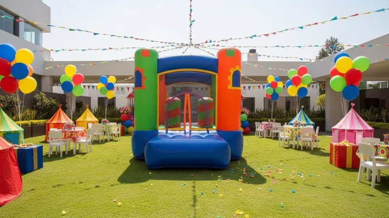 Mini Castillo inflable compacto para bebés CDMX