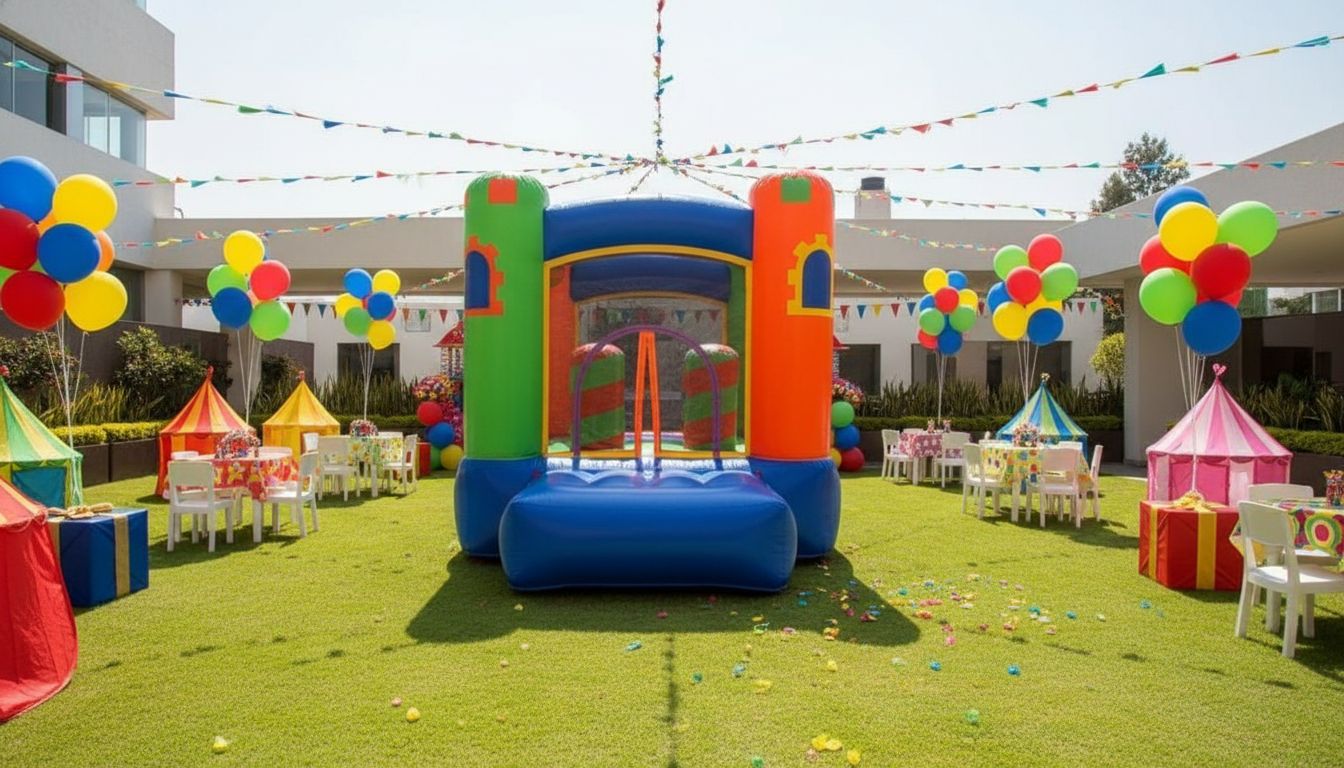 Renta Mini Castillo Inflable para Bebés en CDMX