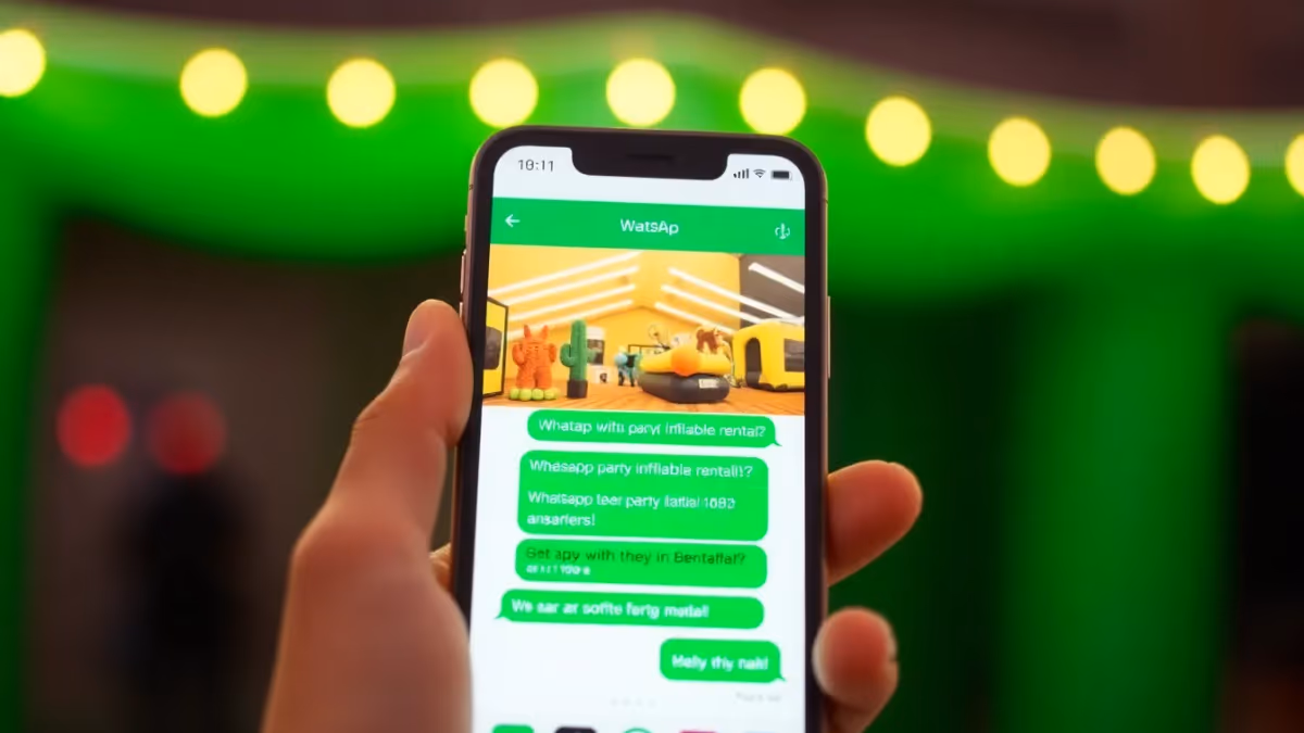 Cotiza tu inflable por WhatsApp con BRINCOLINS