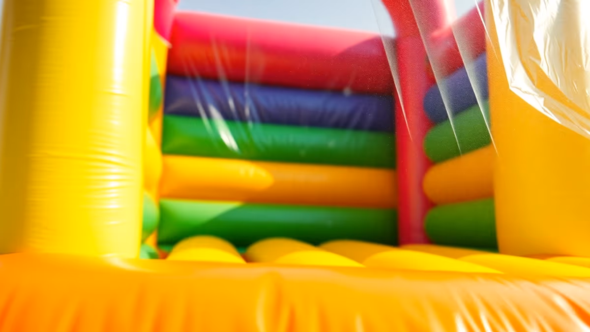 Inflables limpios y desinfectados para fiestas infantiles